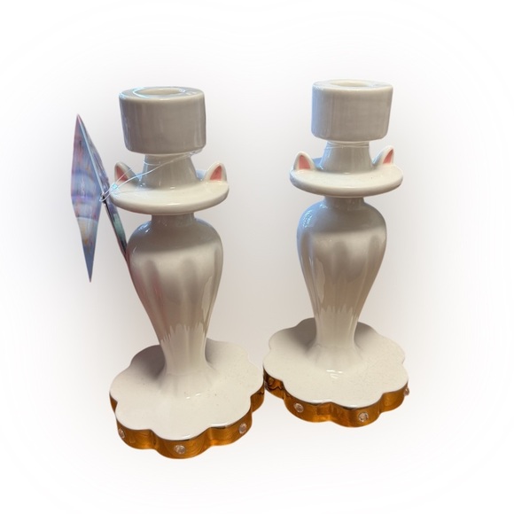 Disney Aristocats Candle Holders – Duchess Design by Ann Shen (Set of 2) |NWT - Picture 3 of 7